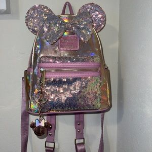 50th Iridescent Mickey lounge fly bag